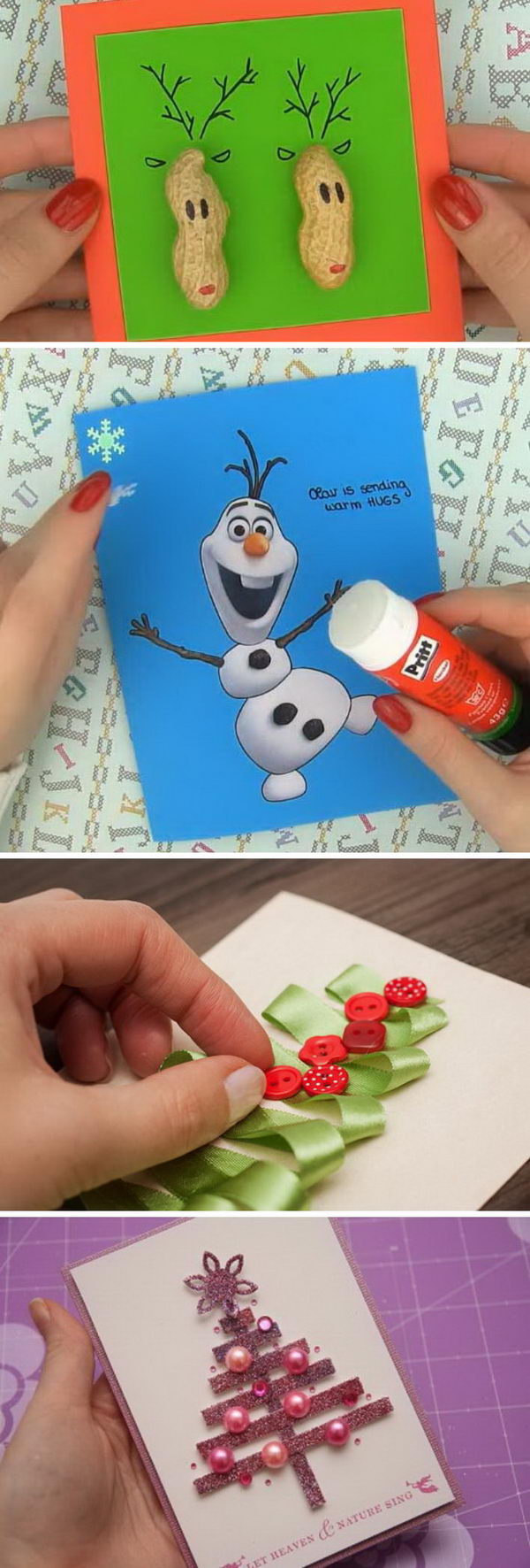 DIY Ideas and Tutorials to Create Your Very Own Christmas Card. 