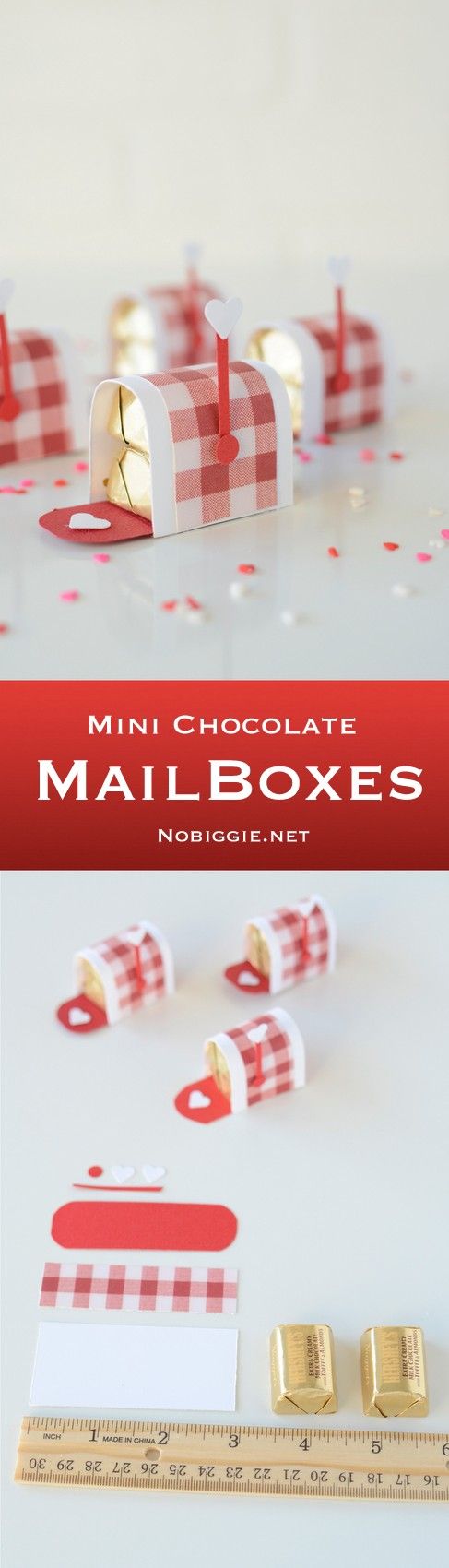 Mini Chocolate Mailboxes. 