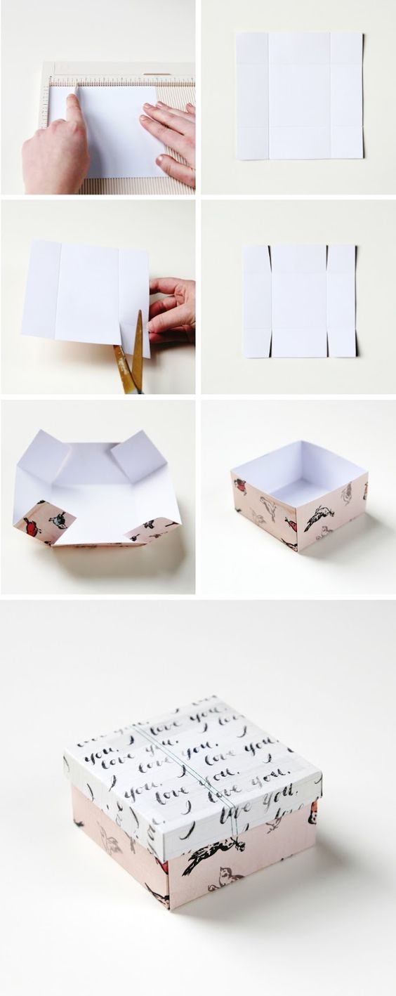 Simple DIY Gift Box. 