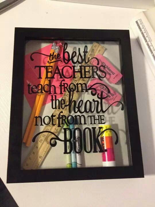 Teacher Shadow Box. 