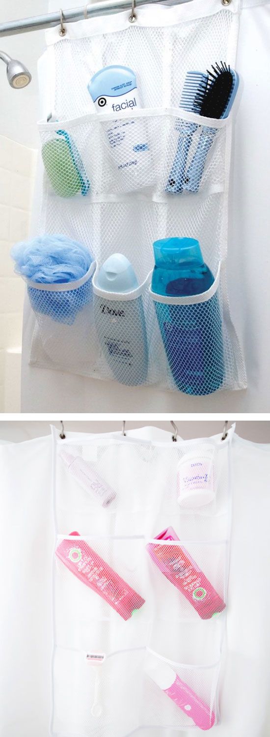 Shower Pocket Organizer. 