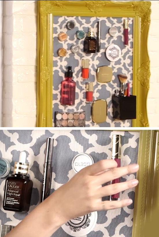 DIY Magnetic Storage Board. 