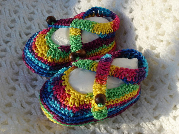 Baby Rainbow Sandals. 