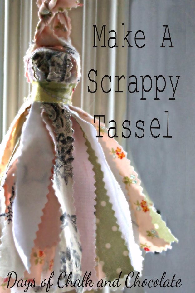 Make A Scrappy Tassel. 