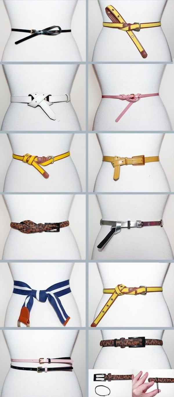 Awesome Ways to Wear A Belt. 