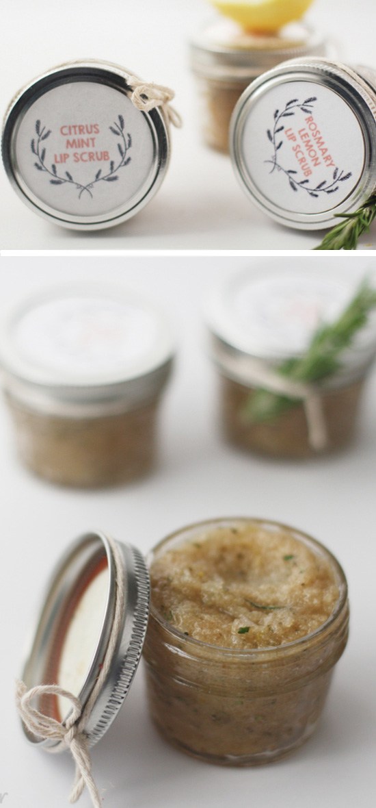 Home Made Citrus Lip Scrub. 