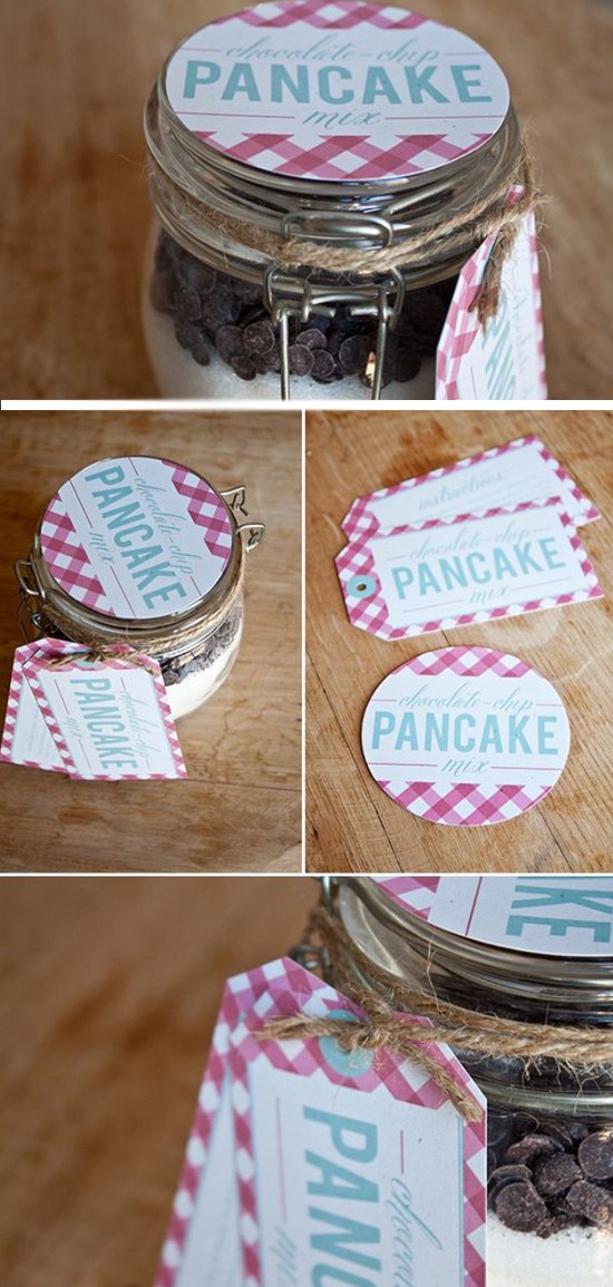 Pancake Mix in a Jar. 