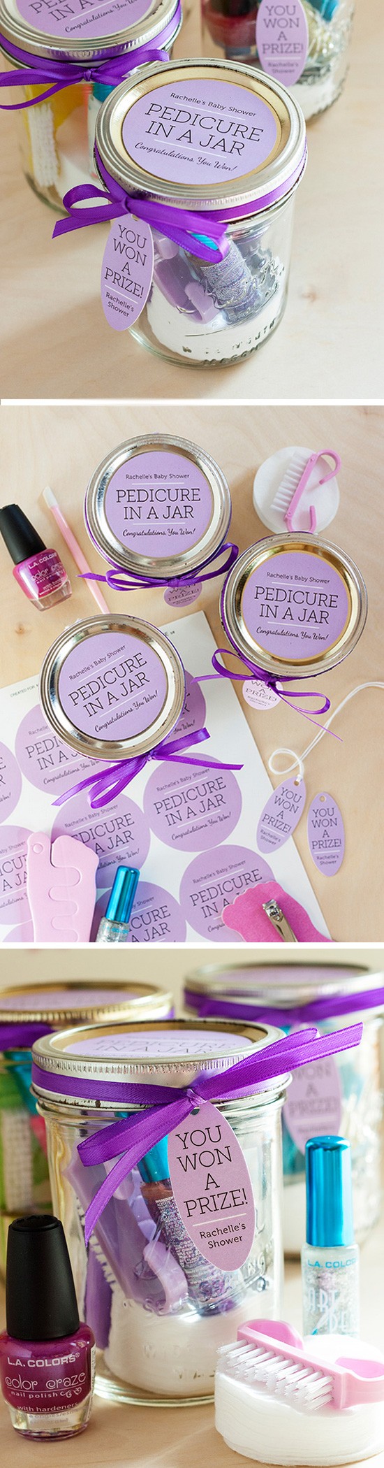 Pedicure in a Jar. 