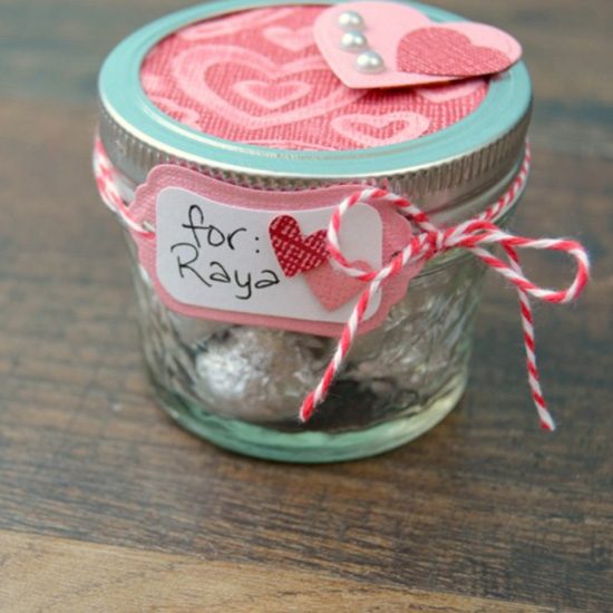 Treat Filled Love Jar. 