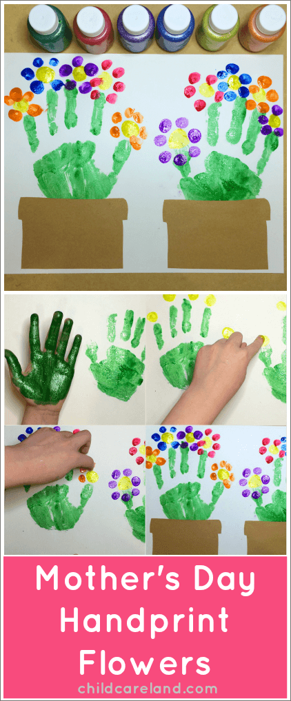 Handprint Flowers. 