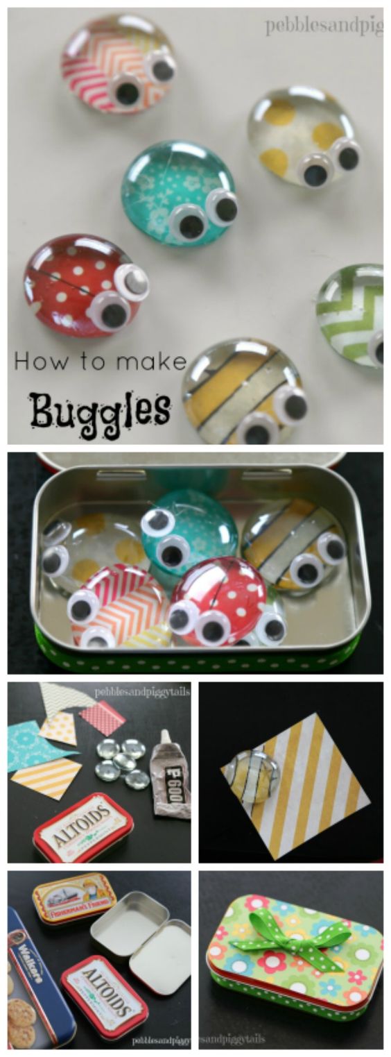 Altoid Tin Reuse Bug Craft Toy. 