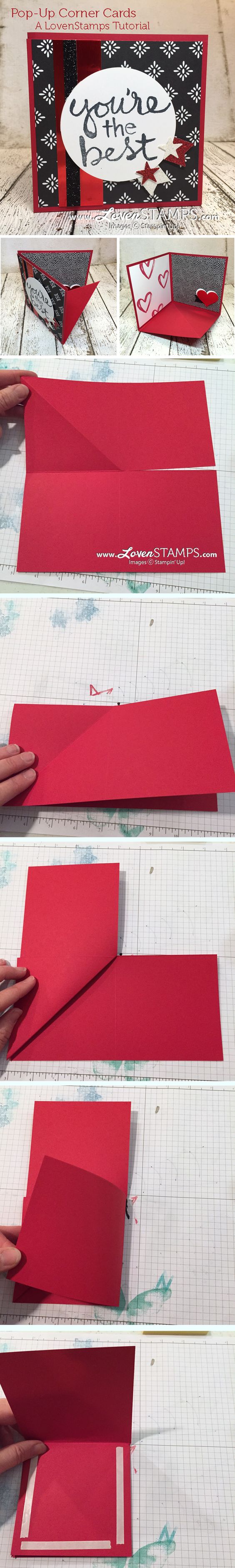 DIY Pop-Up Corner Card. 