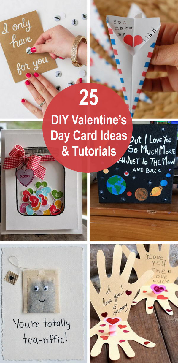 25 DIY Valentine's Day Card Ideas & Tutorials. 