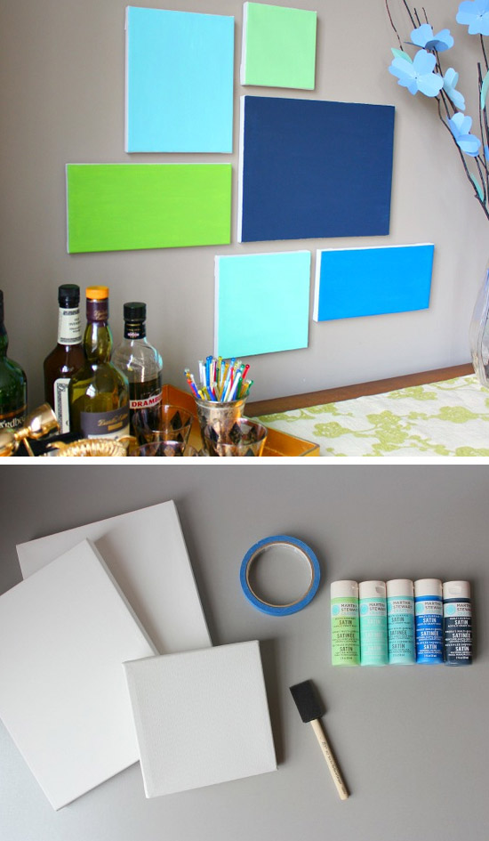 DIY Canvas Art. 