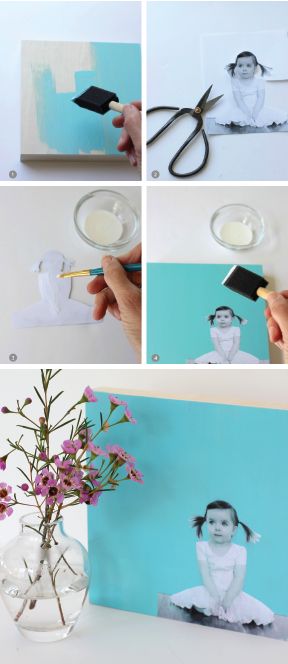 Mount a Photo to Wood and Create an Easy Modern Photo Wall Art. 