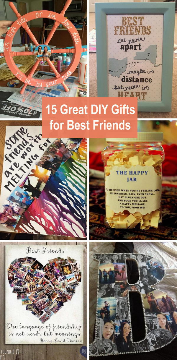 15+ Great DIY Gifts for Best Friends. 