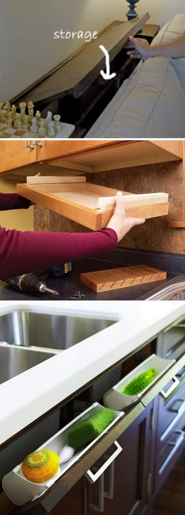 25 Hidden Storage Ideas to Get Your Home Organized. 