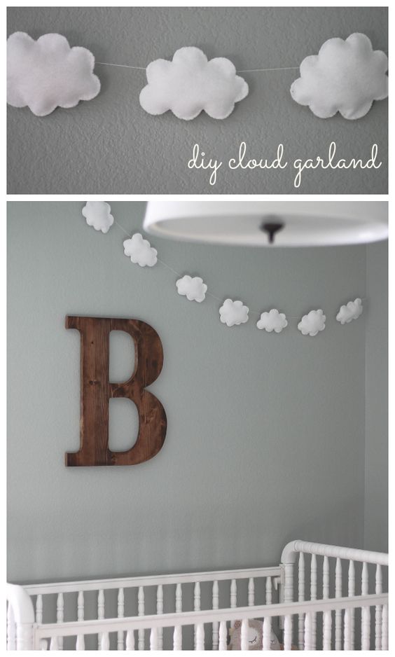 DIY Cloud Garland. 