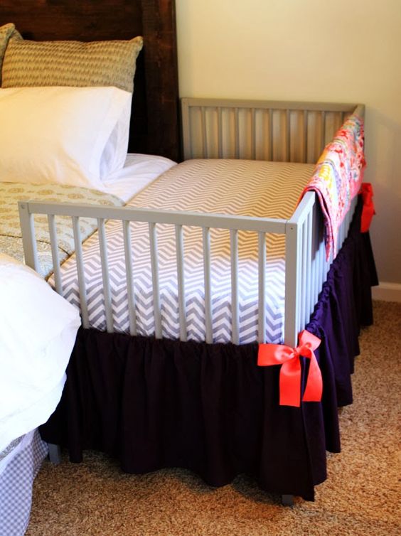 DIY Co-sleeper Made From IKEA Crib. 