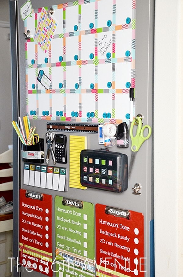 Back to School Homework Station