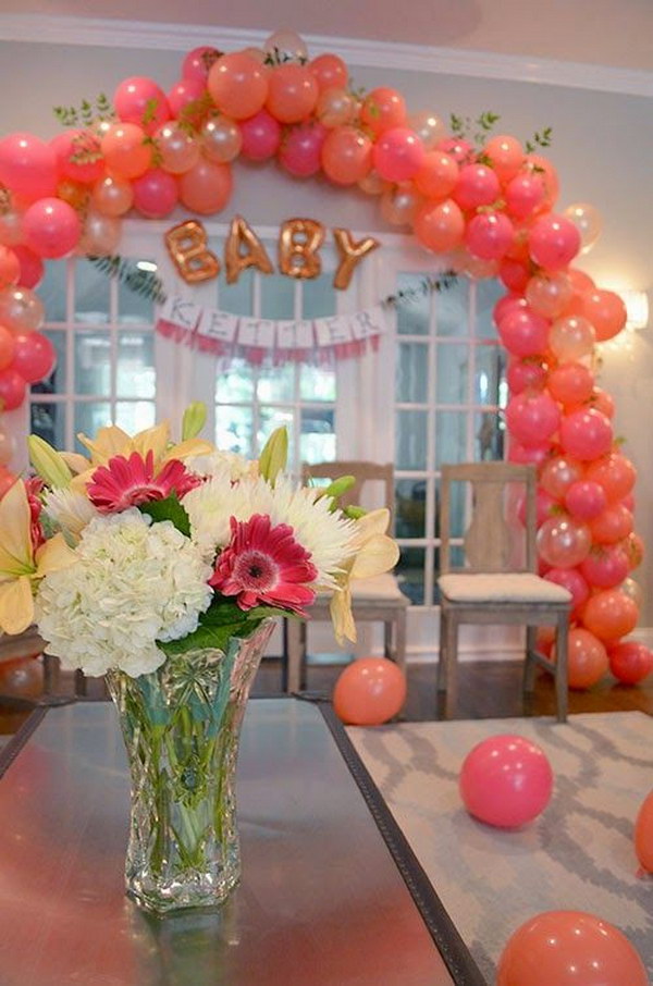 DIY Ready to Pop Baby Shower Balloon Arch. 