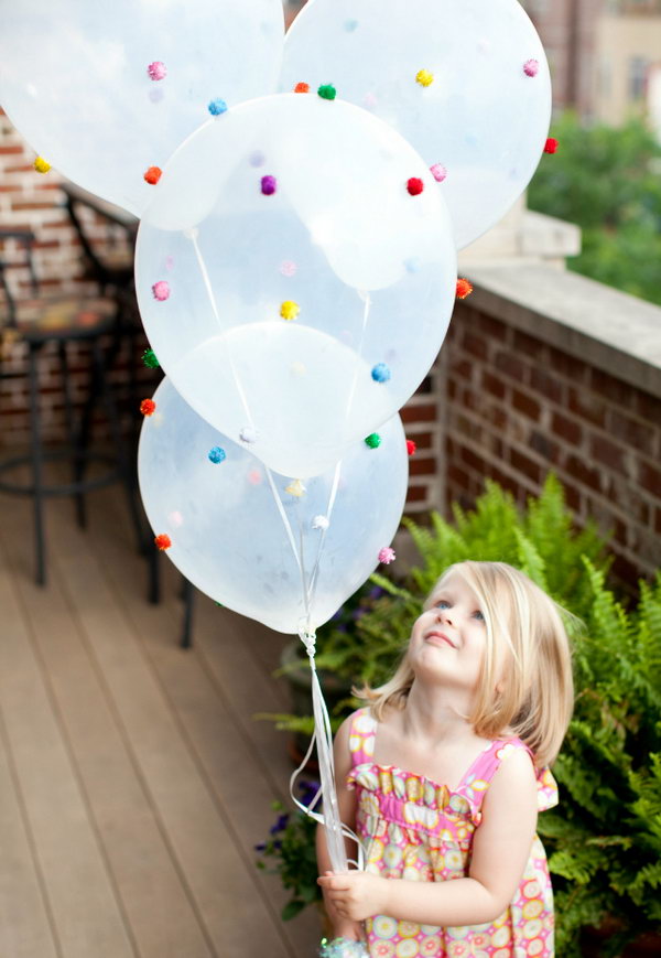 Pom-Pom Balloons! 