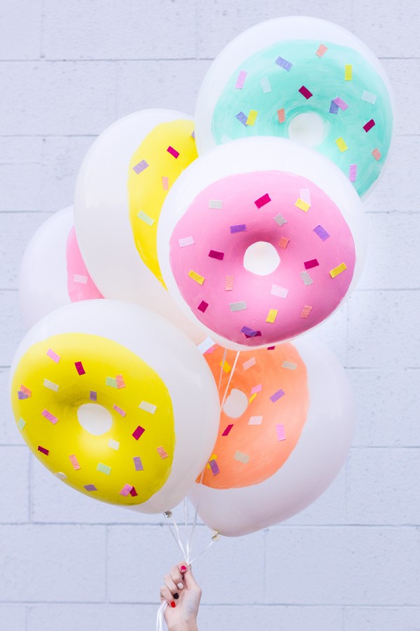 DIY Donut Balloons. 