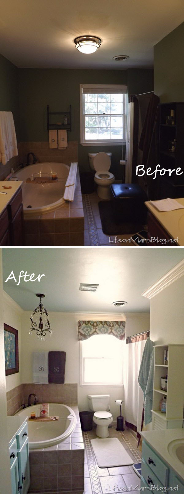 Master Bathroom Makeover. 