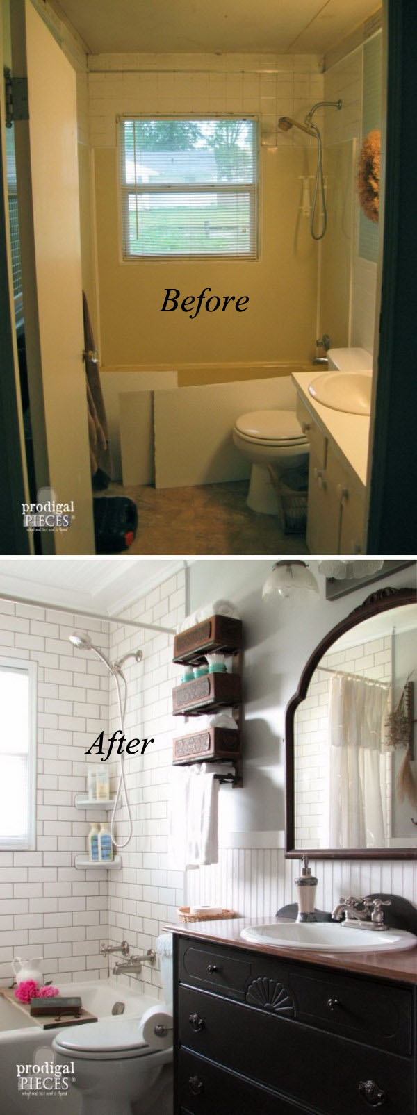 Farmhouse Bathroom Remodel. 