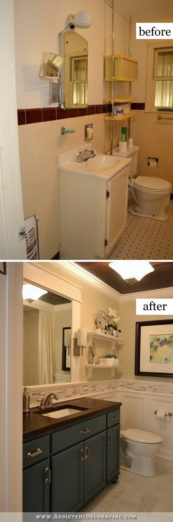 Before and After Makeovers: 30+ Awesome Bathroom Remodeling Ideas 2018