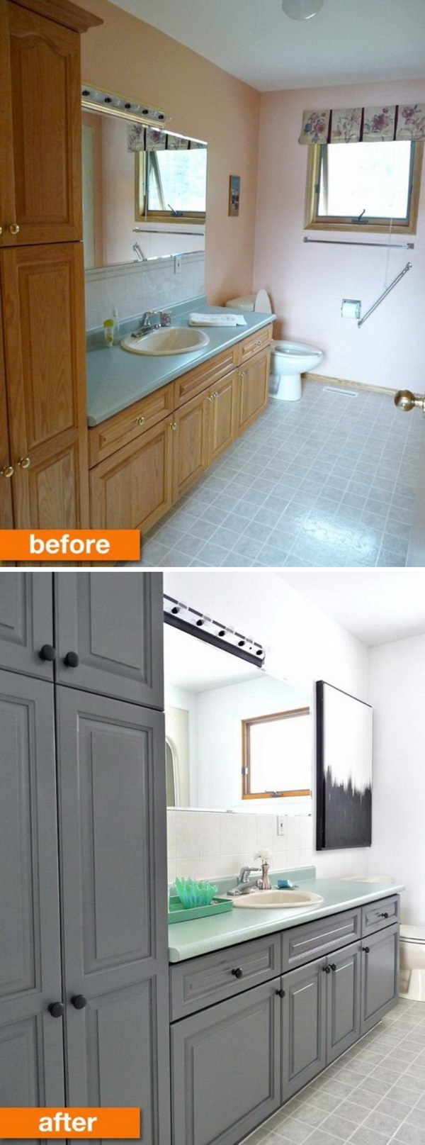 Before and After Makeovers: 30  Awesome Bathroom Remodeling Ideas 2017