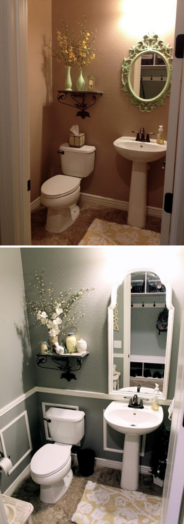Thrift Bathroom Makeover: Beauty On A Budget. 