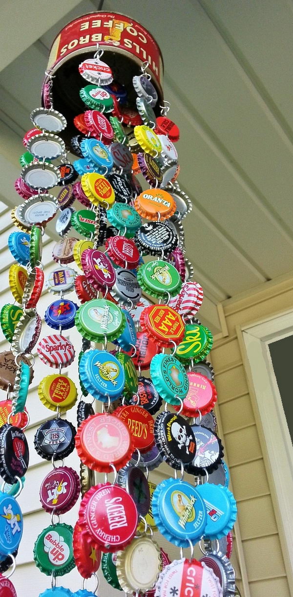 DIY Bottle Cap Chime 