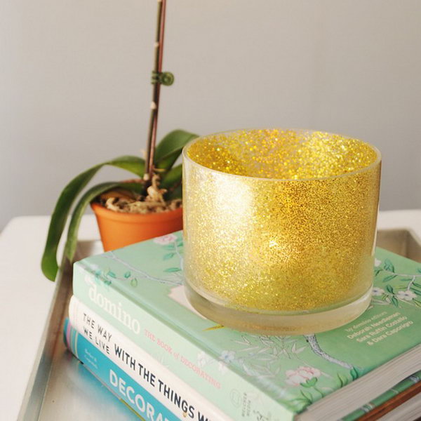 Glitter Votive Holder. See the details 