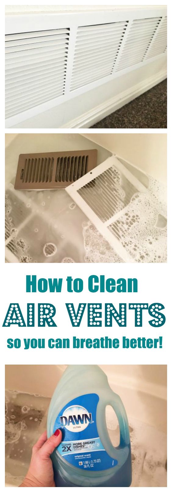 Clean Air Vents Easily. 