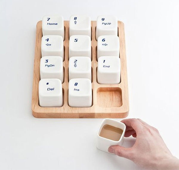 Ctrl Alt Del Keyboard Coffee Cup Set . 