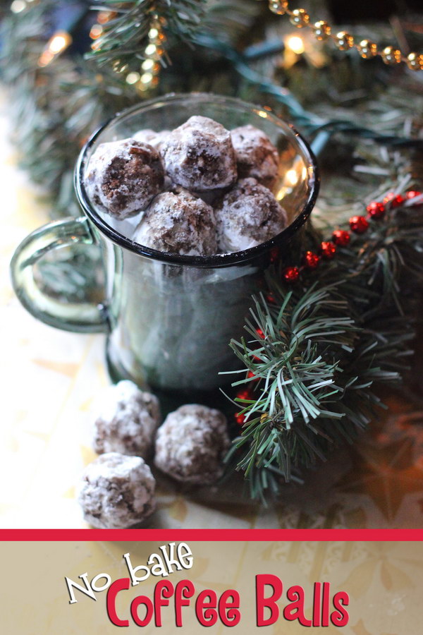 No Bake Coffee Balls. 