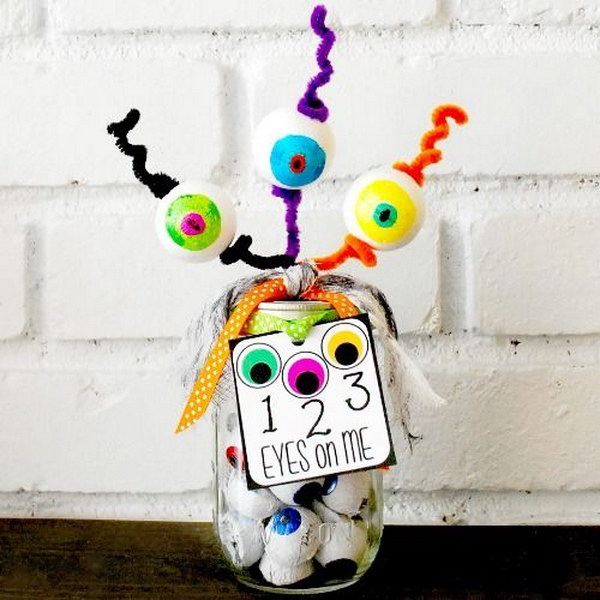 123 Eyes On Me Mason Jar Gift for Teacher. 