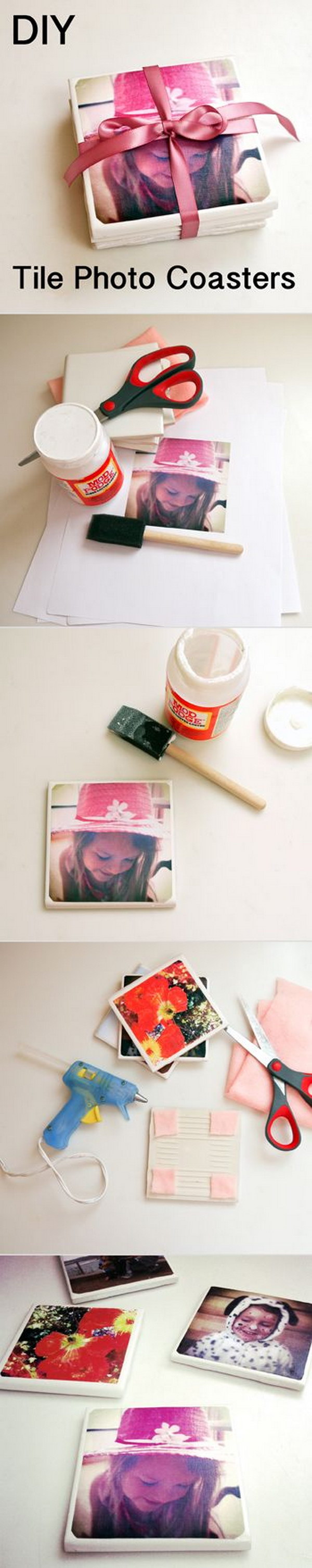 DIY Photo Coasters. 