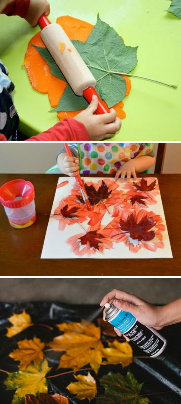 30 Awesome DIY Ideas and Tutorials Using Fall Leaves. 
