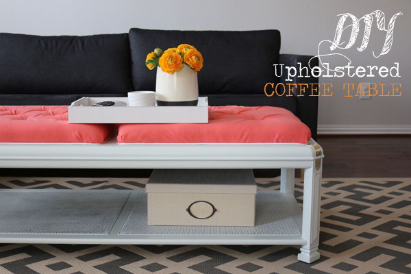 HOW To Upholster A Coffee Table