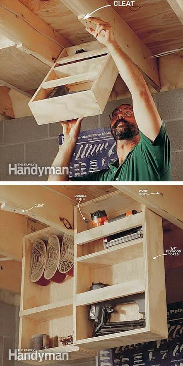 Ceiling Drawers. 