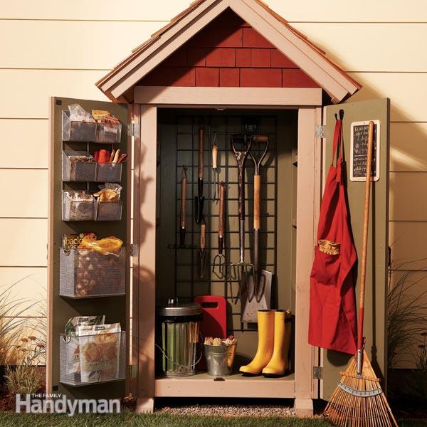 Garden Closet Storage Project. 