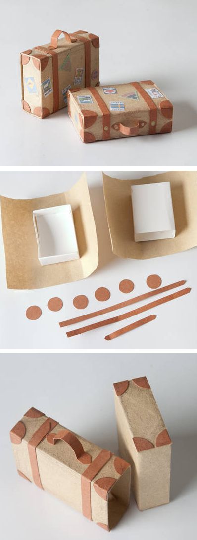 Easy Suitcaseb Gift Wrapping. 