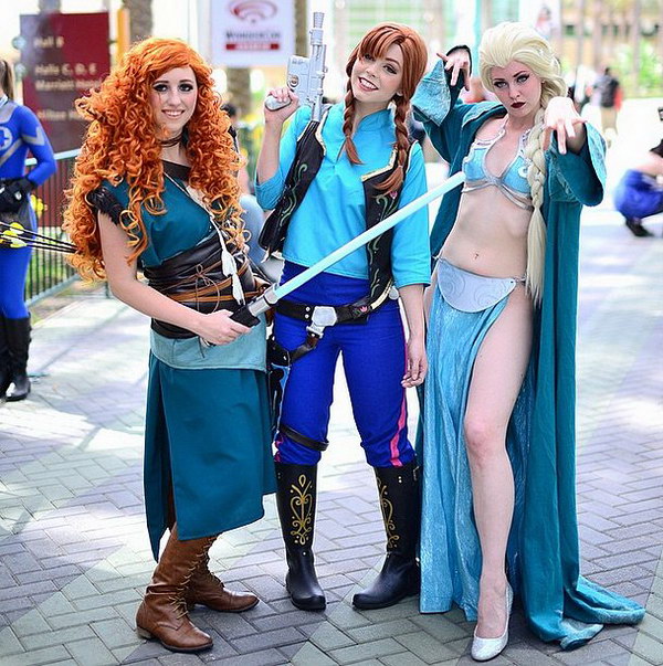 Star Wars-meets-Disney Halloween Costumes 