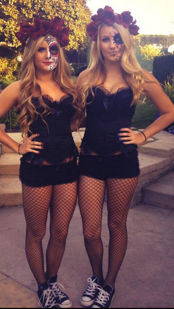 Sugar Skulls (Cross Bone Blondes) Costume 