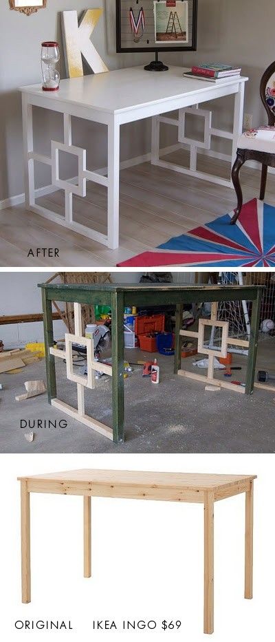 This IKEA Table Becomes an Awesome Desk. 