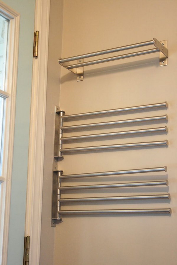 IKEA Towel Bars For Drying Clothes. 