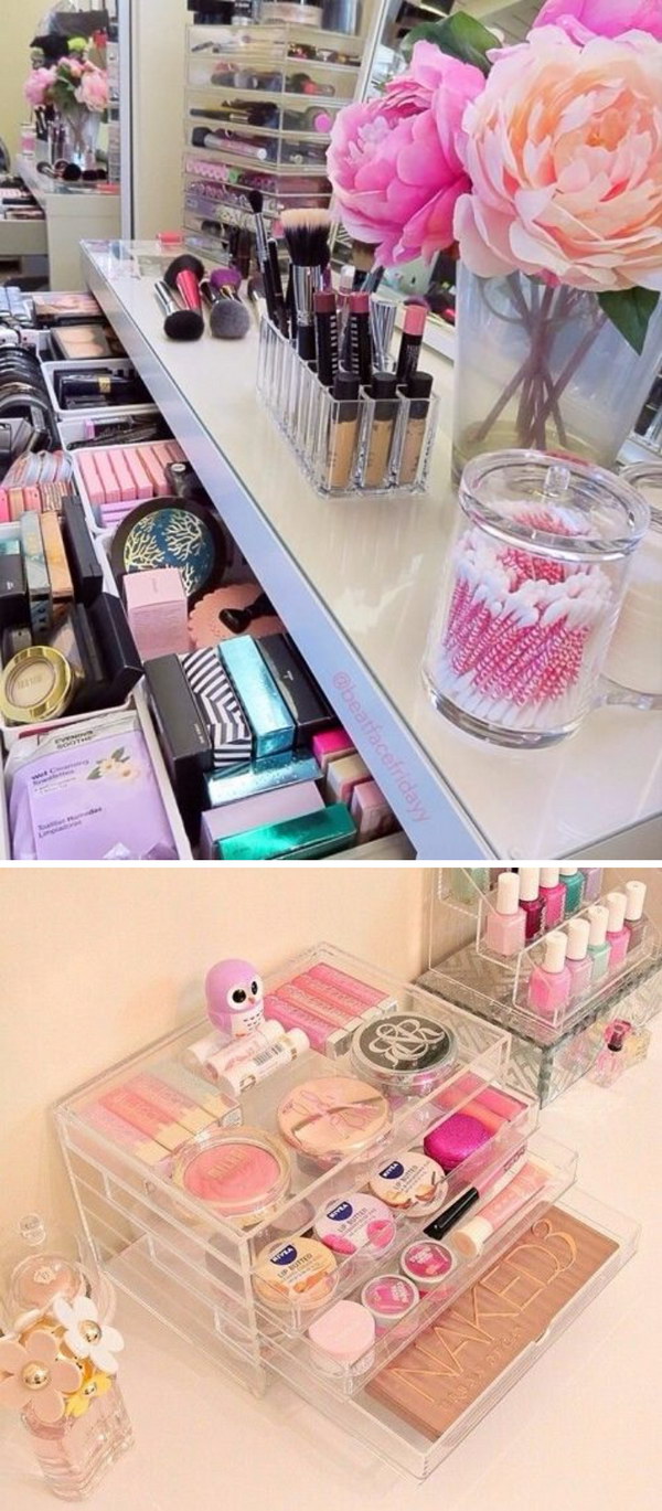 Acrylic Makeup Organizer 