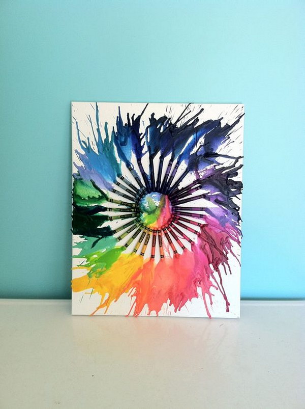 Spinner Crayon Art. 